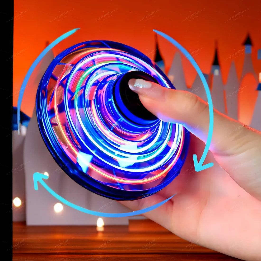 Magic Ball Flying Spinner Flight Gyro UFO Drone: The Ultimate Induction Gyroscope Decompression Toy || Neoraid