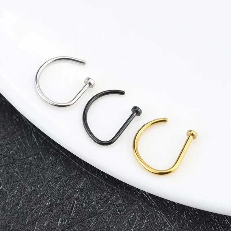 Non-Piercing Nose Rings for Women and Men Nose Clip Septum Body unisex Jewelry || Neoraid