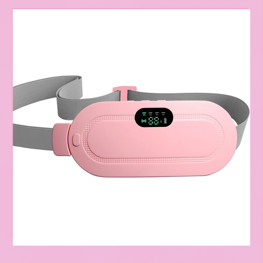 Heating Waist Belt For Menstrual Cramps Relief, Portable Cordless Heating Pad For Stomach