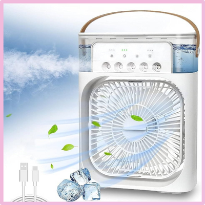 3 In 1 Portable Fan Air Conditioners USB Electric Fan